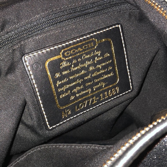 Black COACH purse - Picture 7 of 7